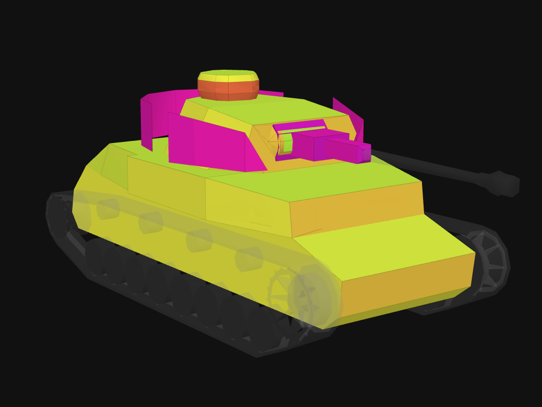 Лобовая броня Pz. IV hydr. в World of Tanks: Blitz