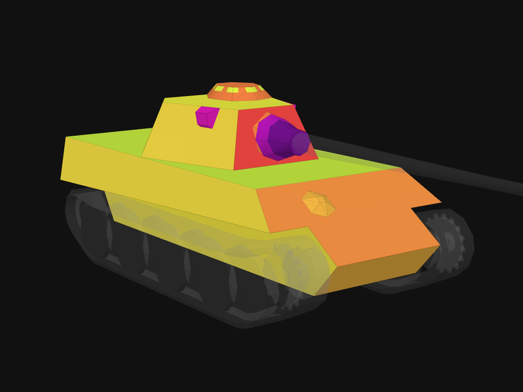 Лобовая броня Panther в World of Tanks: Blitz