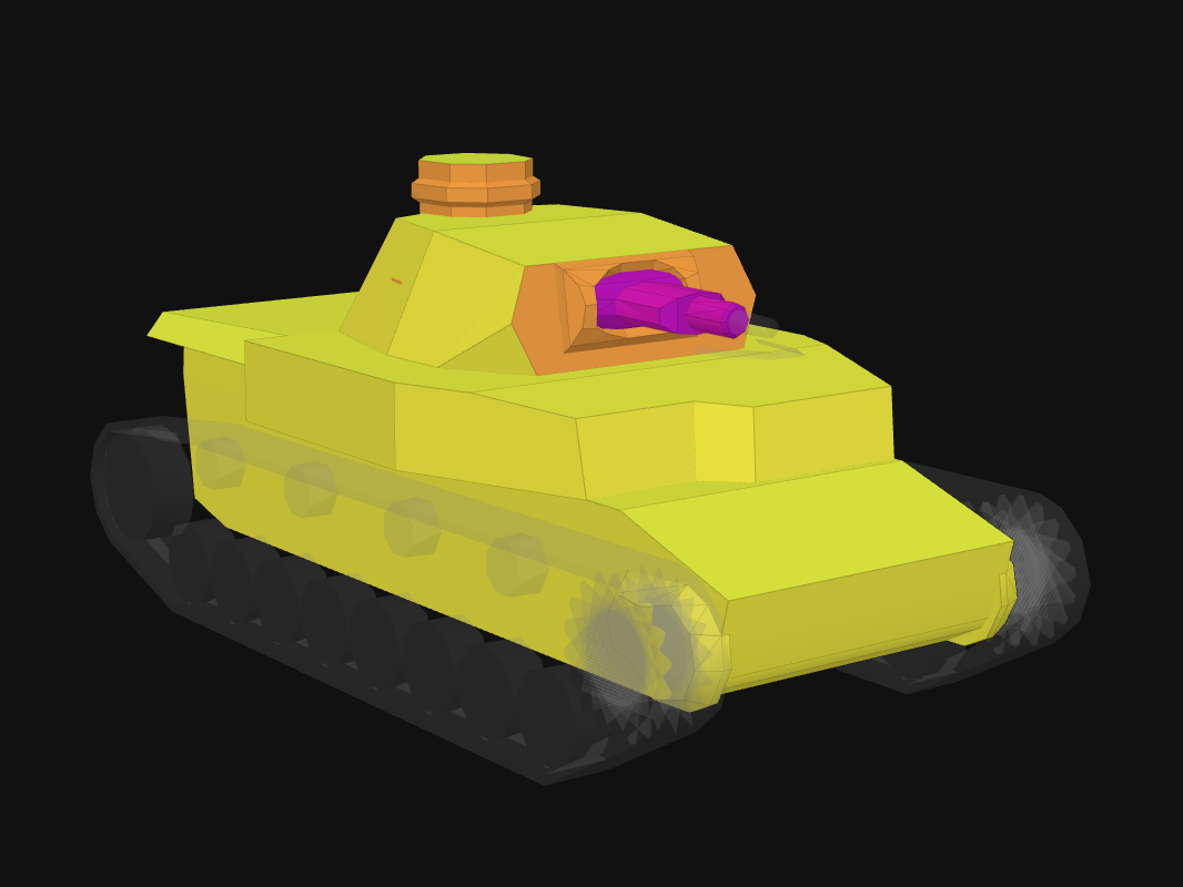 Лобовая броня Pz. IV A в World of Tanks: Blitz