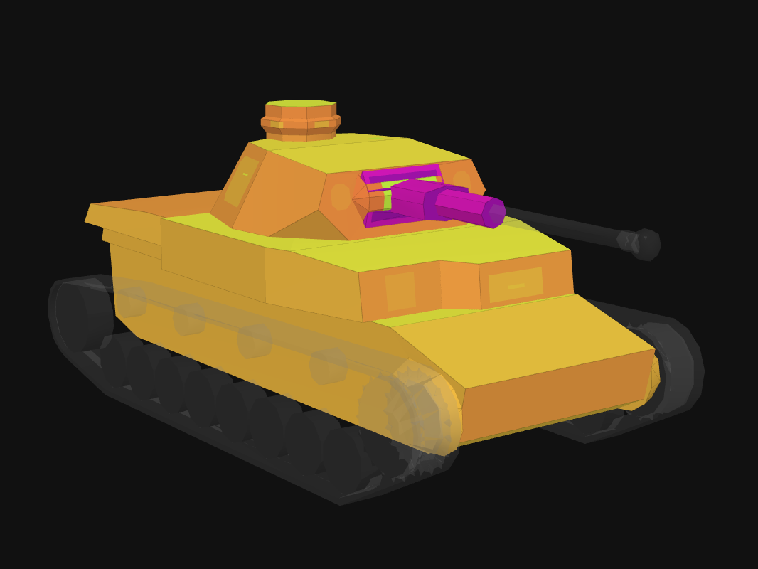 Лобовая броня Pz. IV D в World of Tanks: Blitz