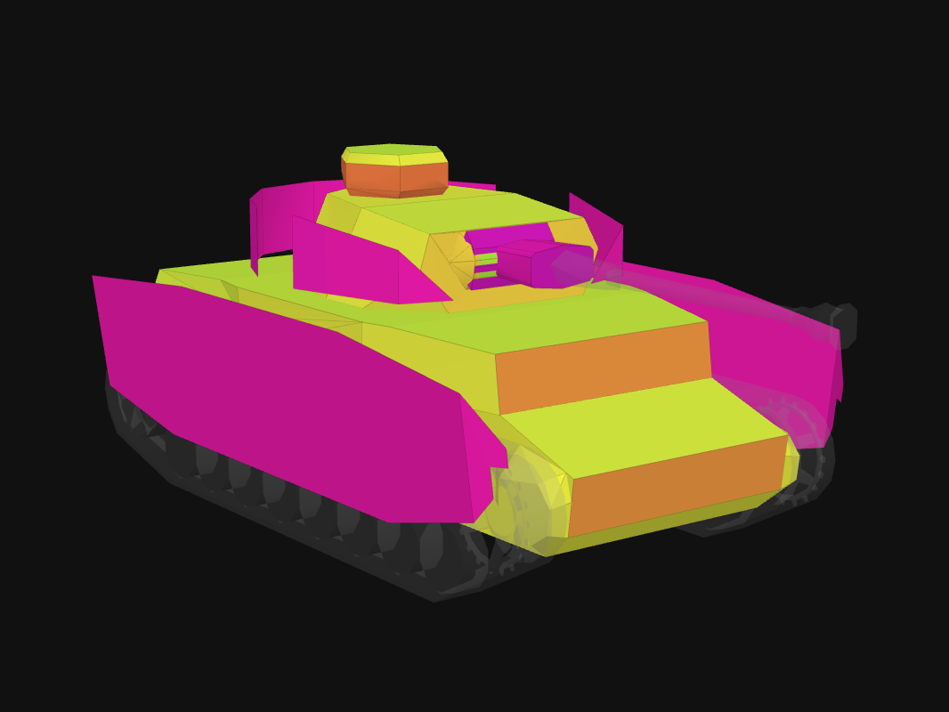 Лобовая броня Pz. IV Ankou SP в World of Tanks: Blitz