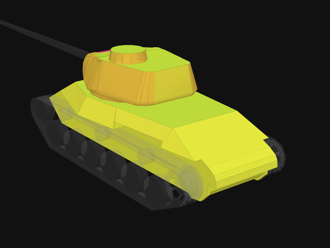 Rear armor of LTTB in World of Tanks: Blitz
