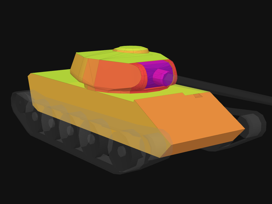 Лобовая броня Т-54 обр. 1 в World of Tanks: Blitz