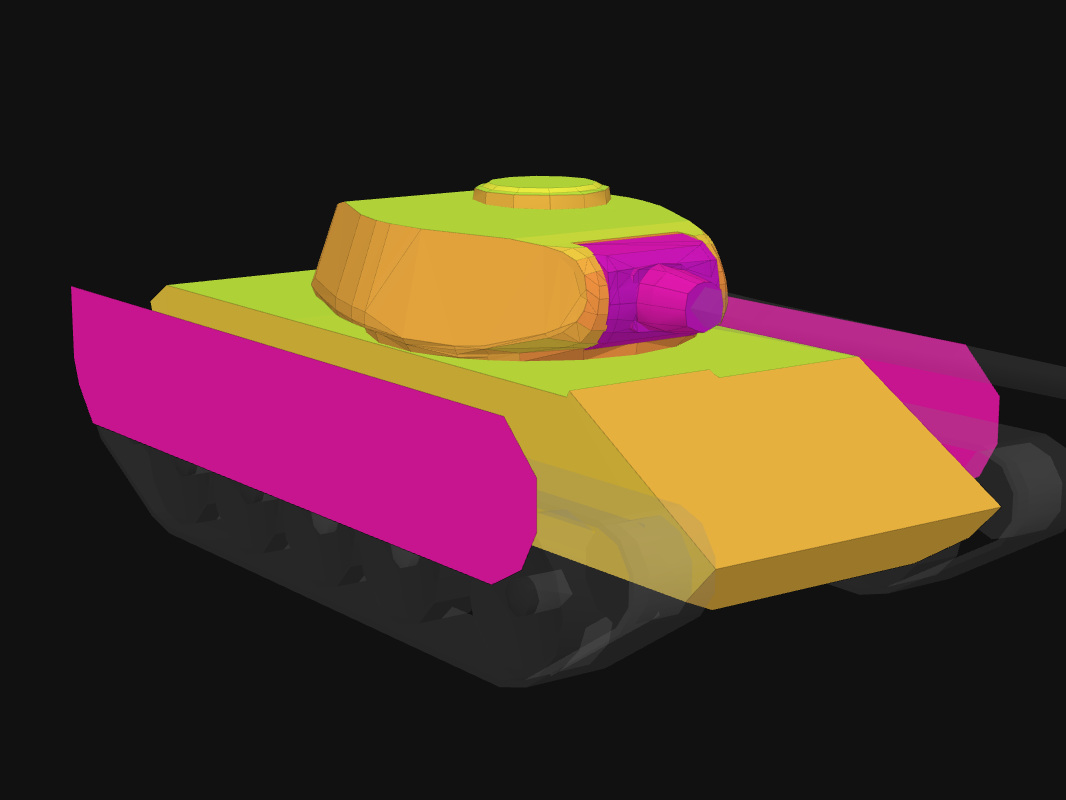 Лобовая броня T-44-100 в World of Tanks: Blitz