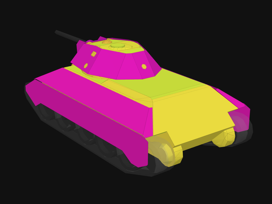 Rear armor of T-34 shielded in World of Tanks: Blitz