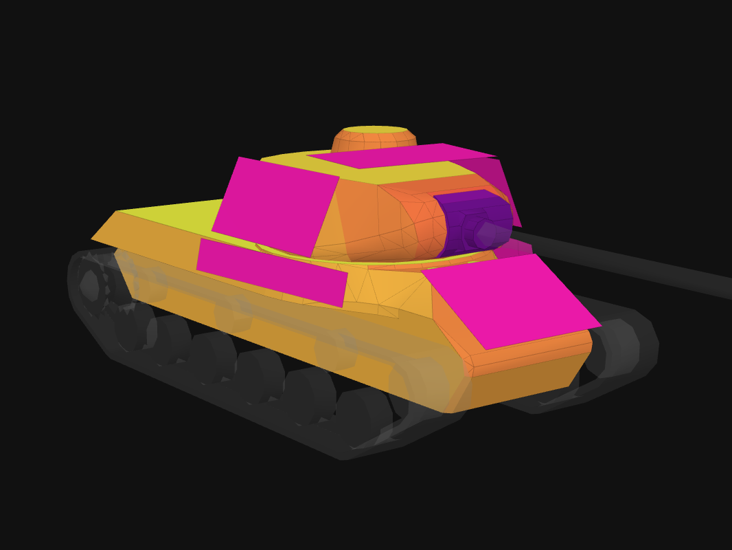 Front armor of IS-2 shielded in World of Tanks: Blitz