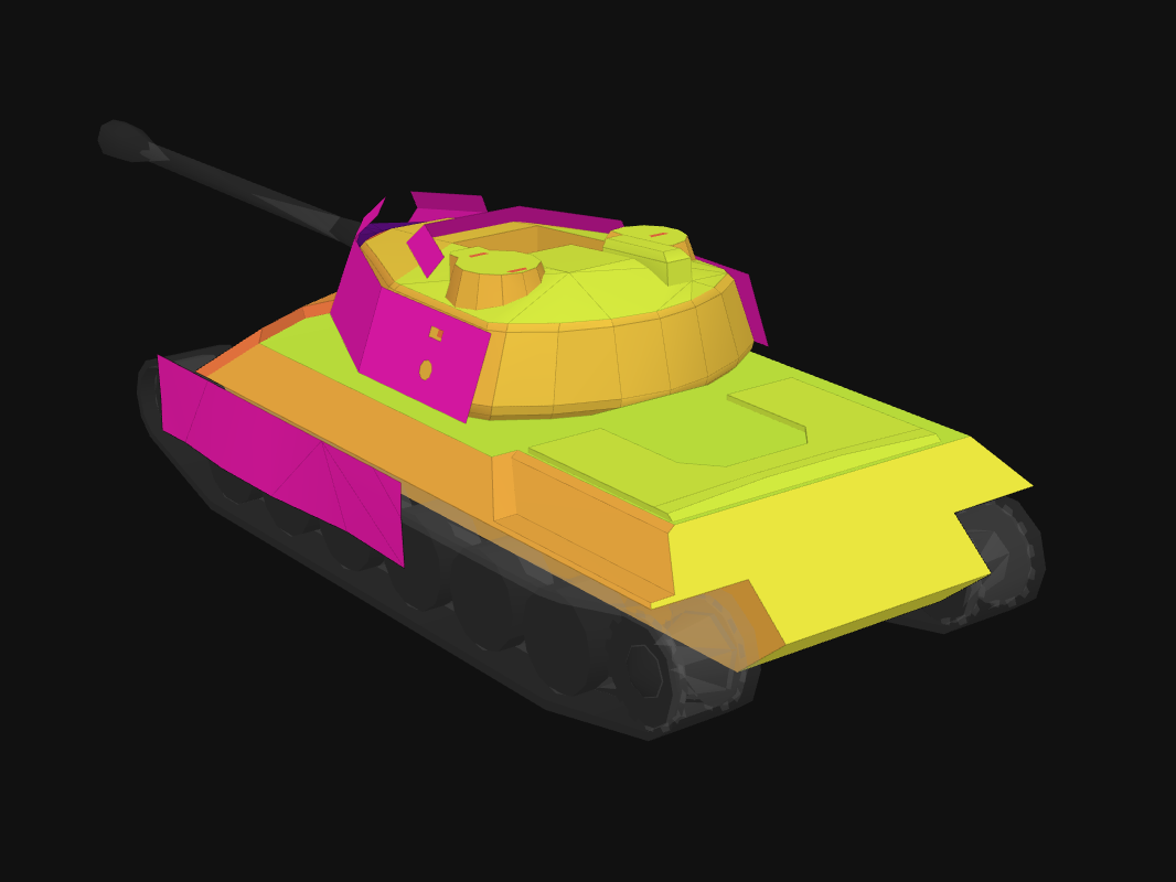 Rear armor of T-2020 in World of Tanks: Blitz