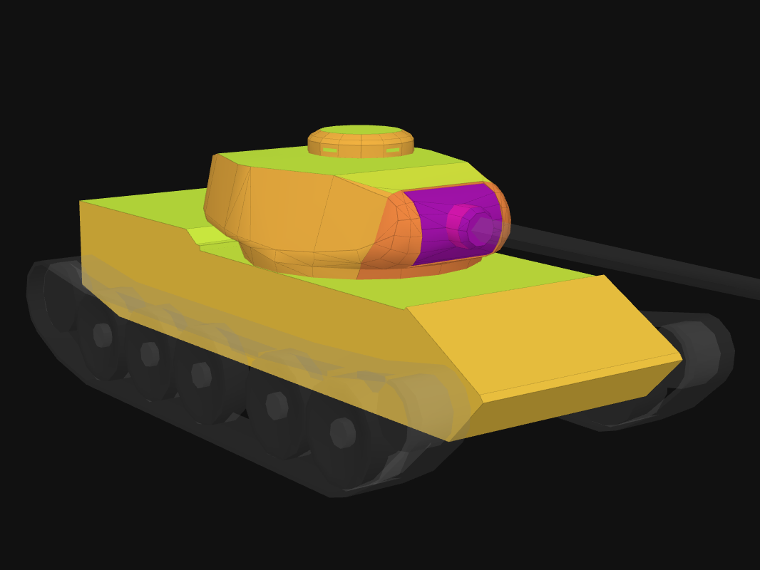 Лобовая броня Т-44-85 в World of Tanks: Blitz