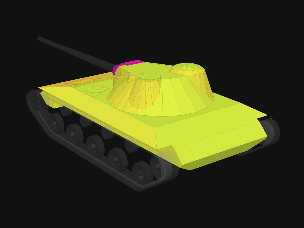 Rear armor of Object 84 in World of Tanks: Blitz