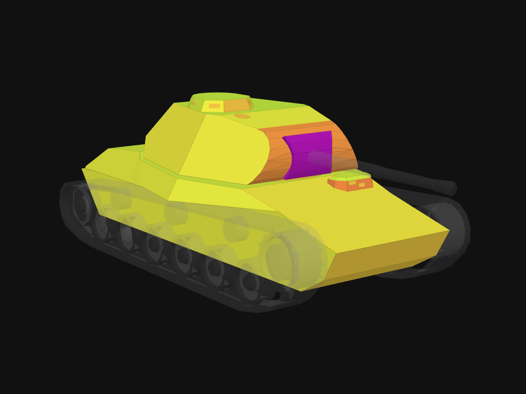 Front armor of Leo in World of Tanks: Blitz