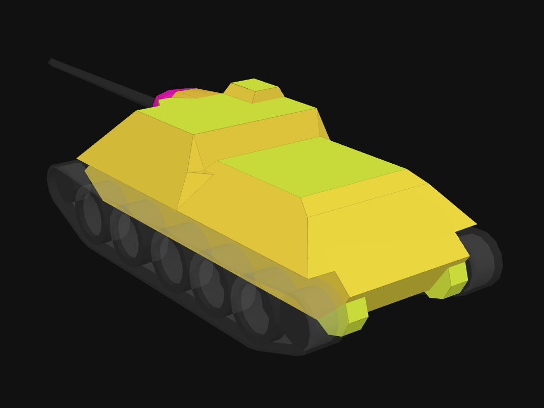 Броня кормы СУ-85 в World of Tanks: Blitz