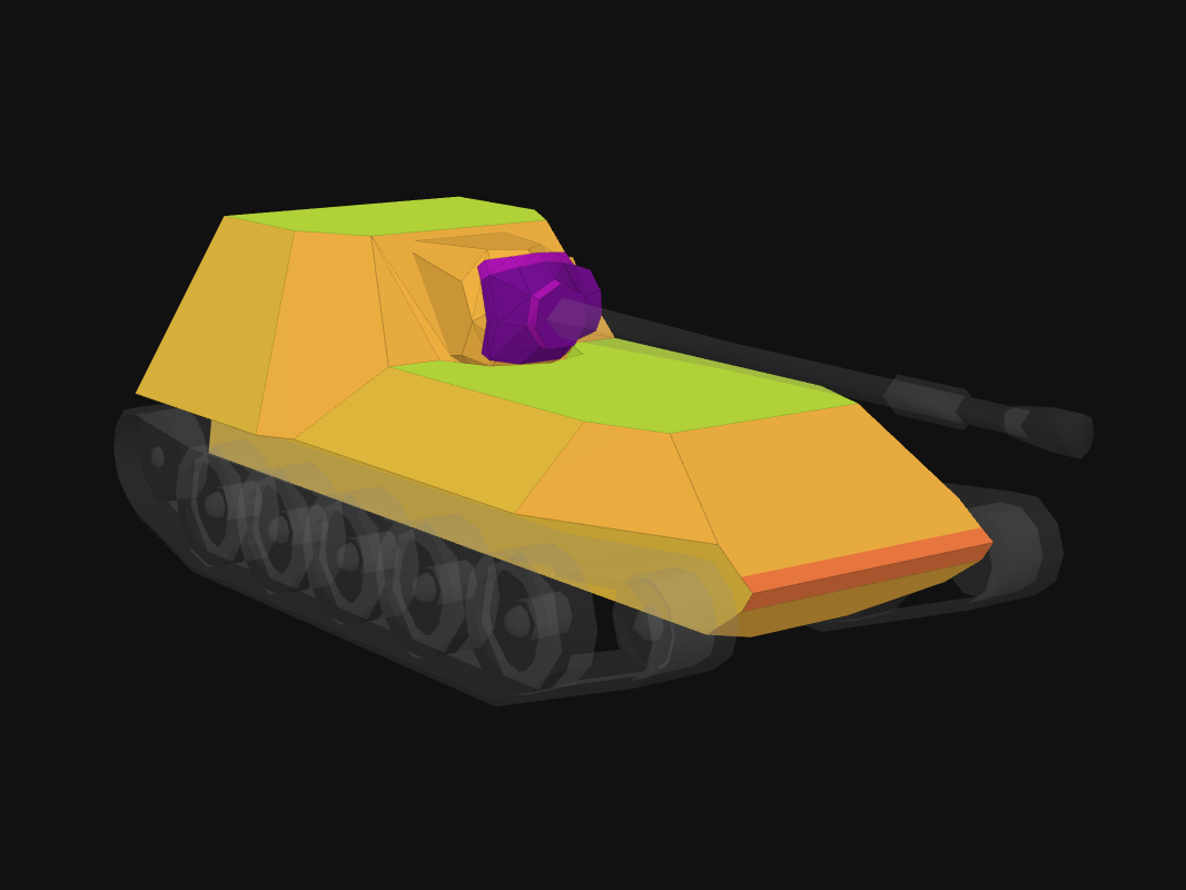Лобовая броня СУ-100М1 в World of Tanks: Blitz