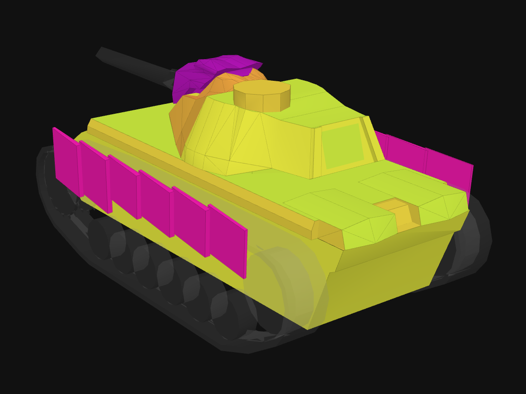 Rear armor of Edelweiss in World of Tanks: Blitz
