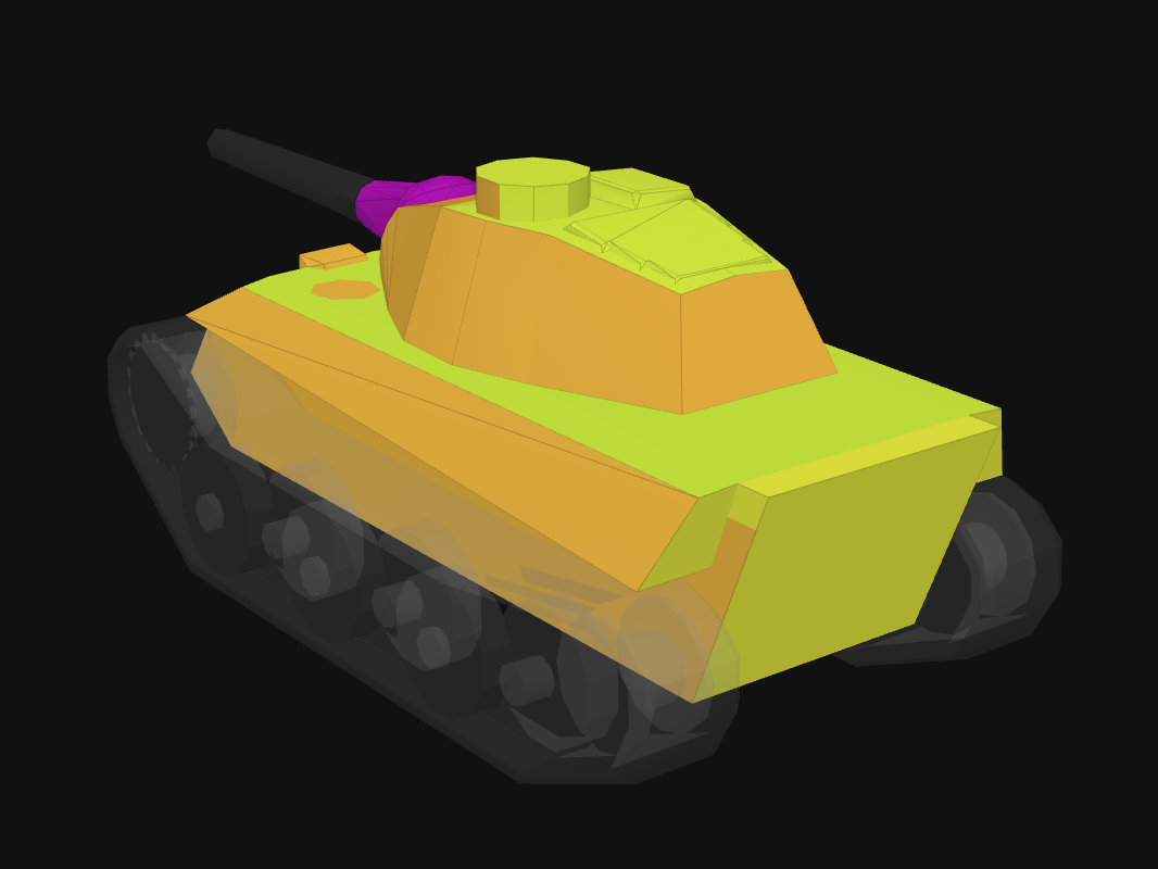 Rear armor of Nameless in World of Tanks: Blitz