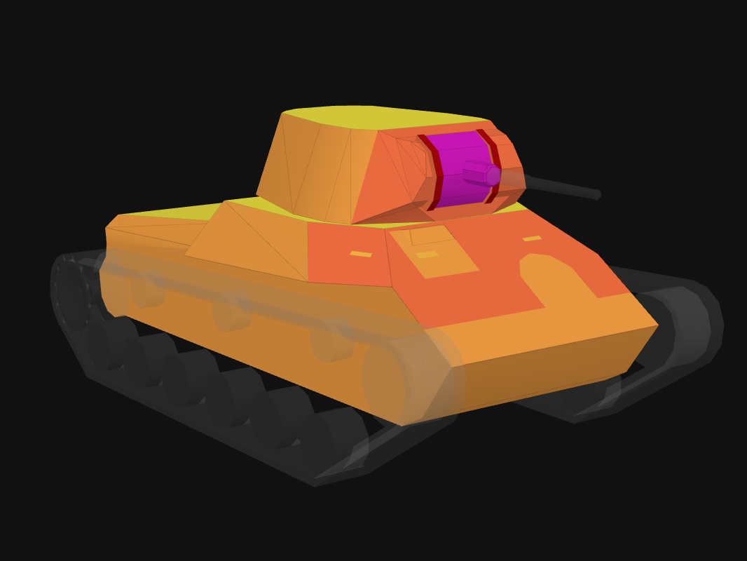 Лобовая броня Т-127 в World of Tanks: Blitz