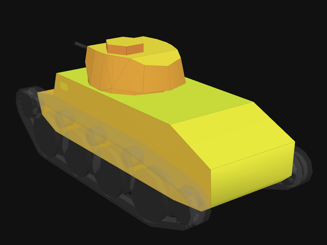 Rear armor of T-15 in World of Tanks: Blitz