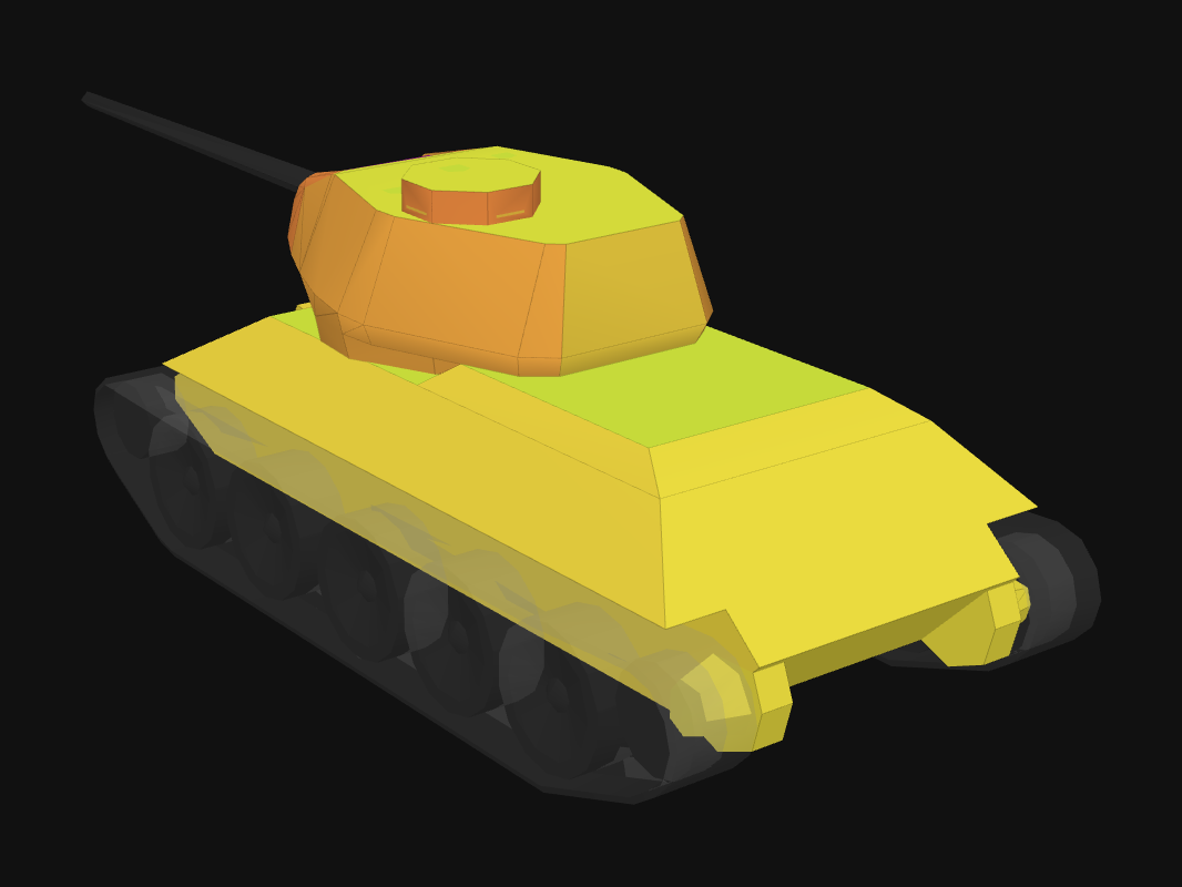 Rear armor of T-34-85 in World of Tanks: Blitz