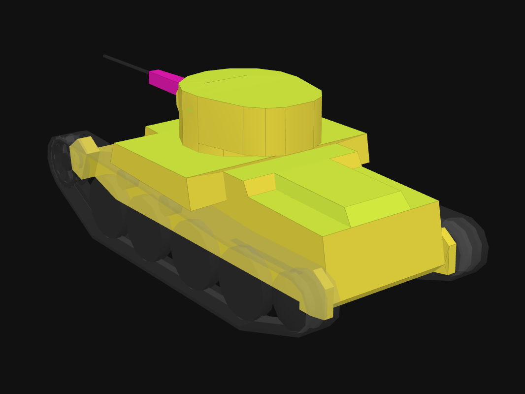 Rear armor of T-46 in World of Tanks: Blitz
