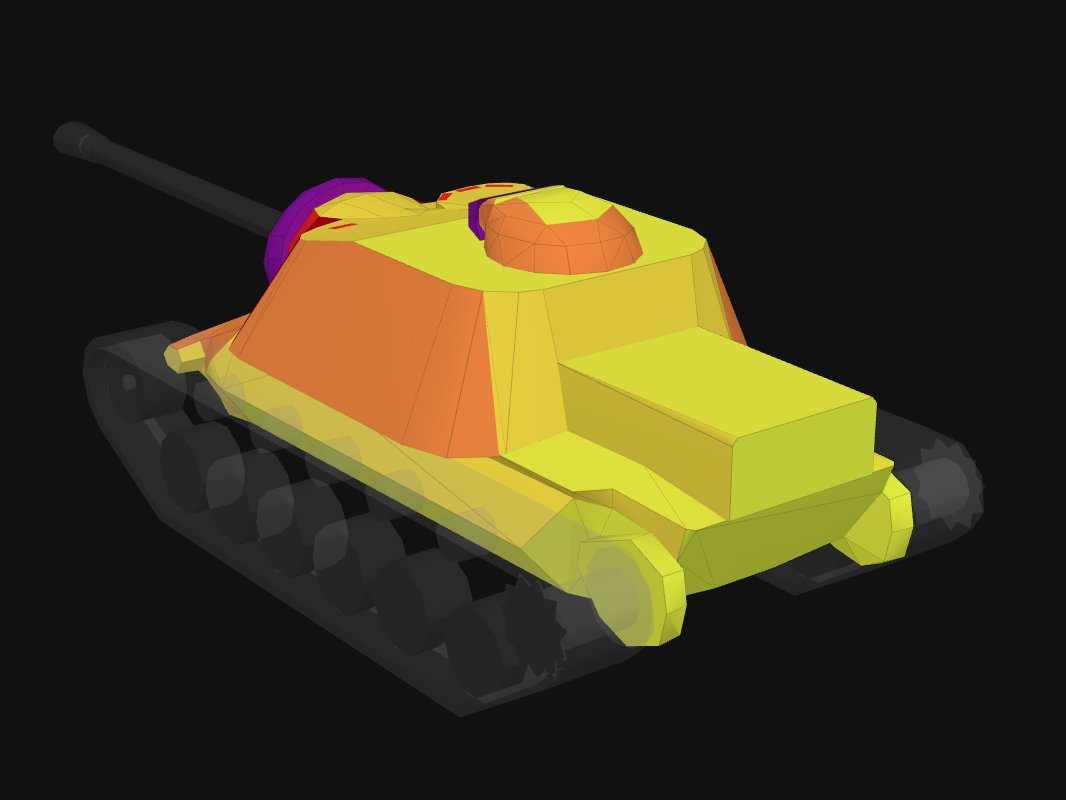 Rear armor of T110E3 in World of Tanks: Blitz