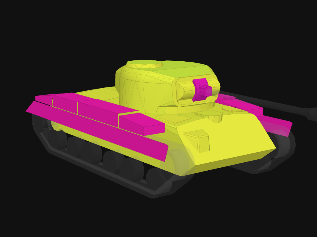 Front armor of Ranger in World of Tanks: Blitz
