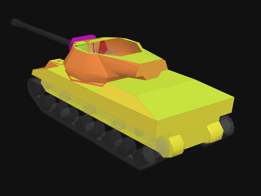 Rear armor of T28 Prot. in World of Tanks: Blitz