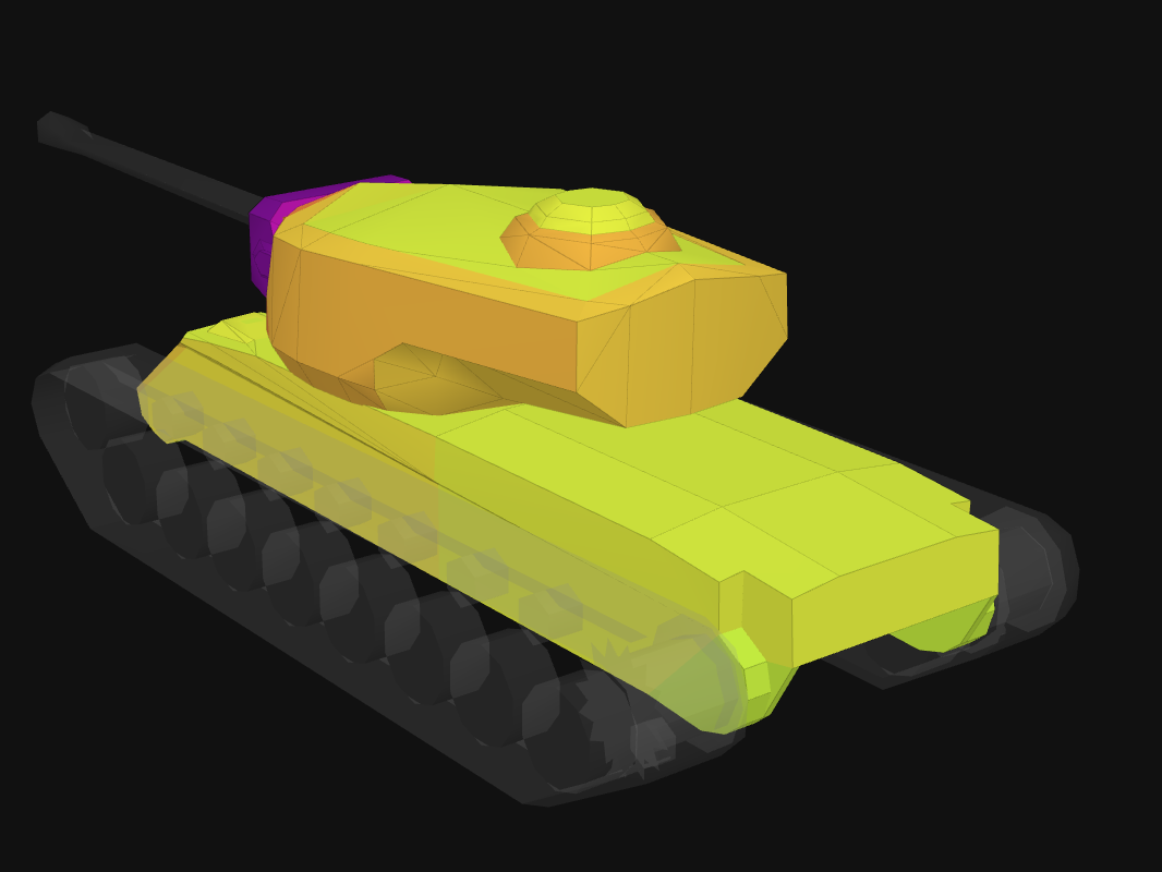 Rear armor of T30 in World of Tanks: Blitz