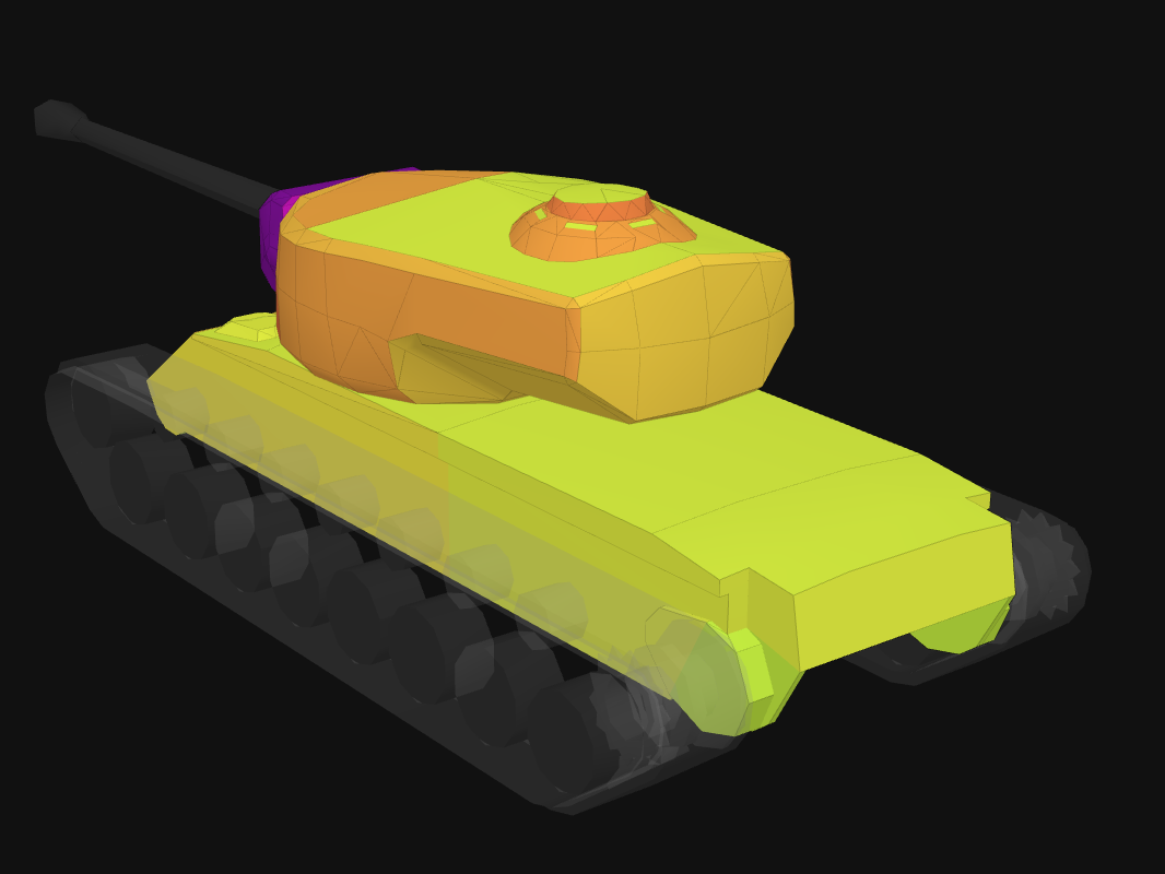 Rear armor of T30 in World of Tanks: Blitz