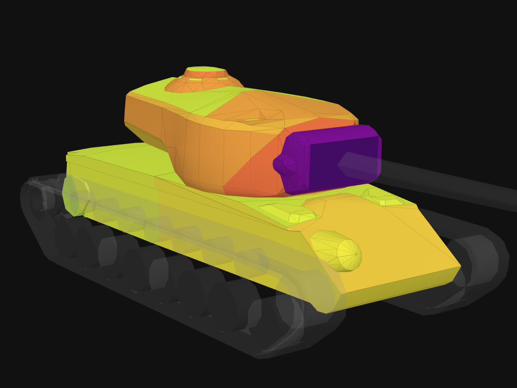 Front armor of T30 in World of Tanks: Blitz