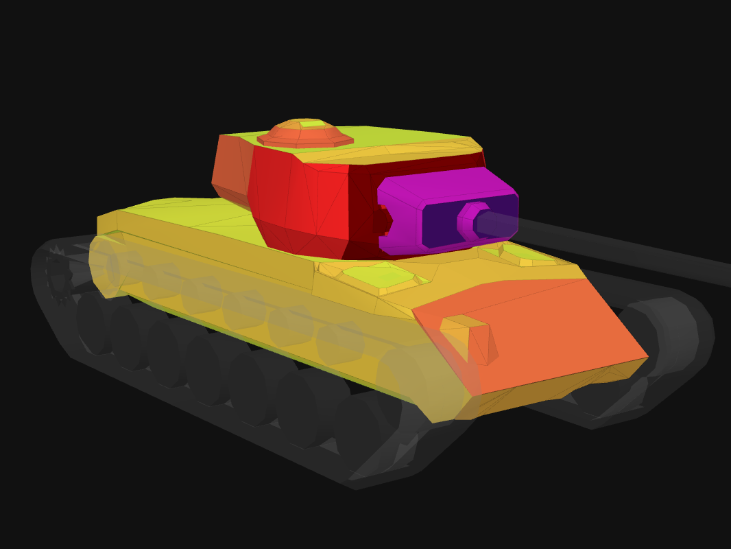 Лобовая броня T32 в World of Tanks: Blitz