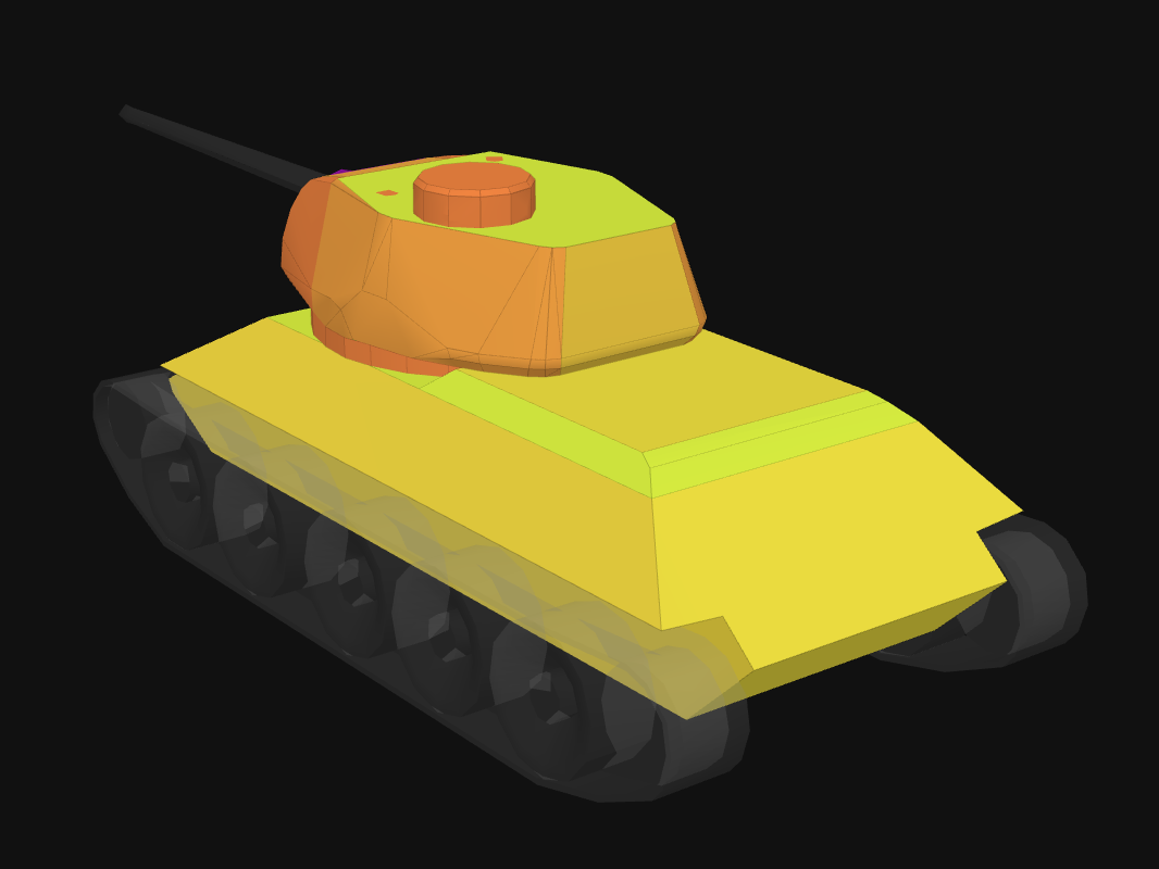 Rear armor of Triumphant in World of Tanks: Blitz