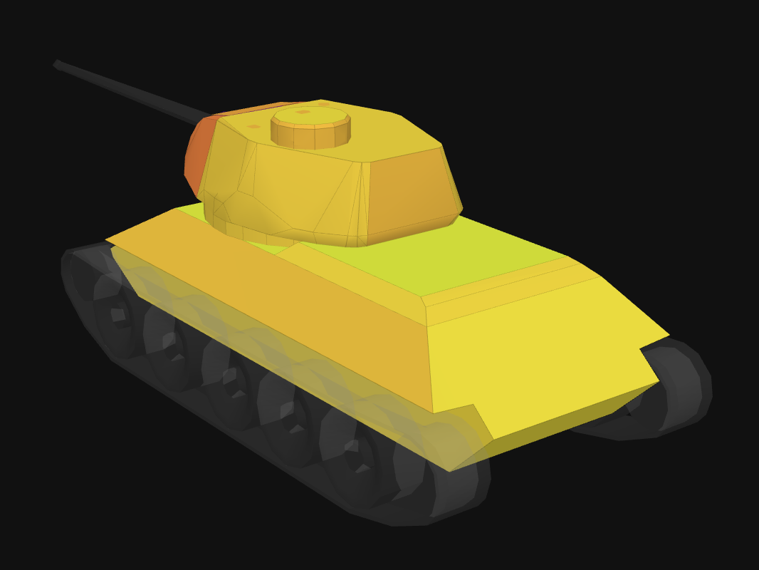 Rear armor of T-34-85 in World of Tanks: Blitz