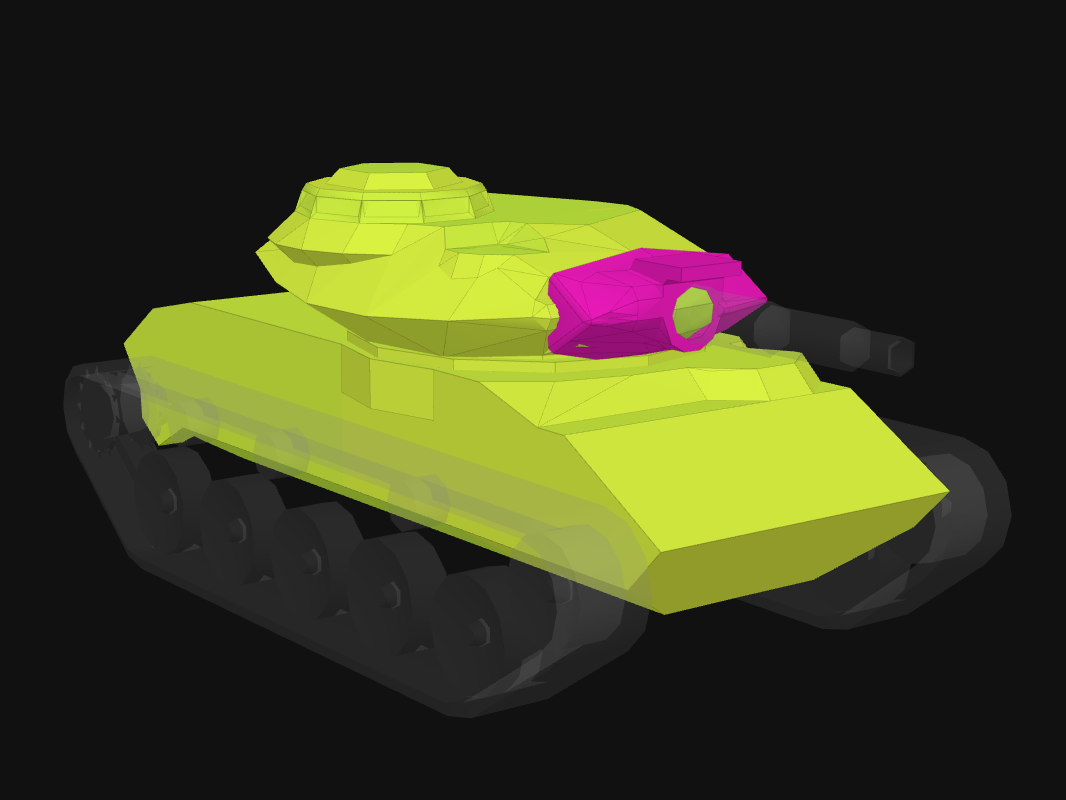 Лобовая броня T49 П в World of Tanks: Blitz