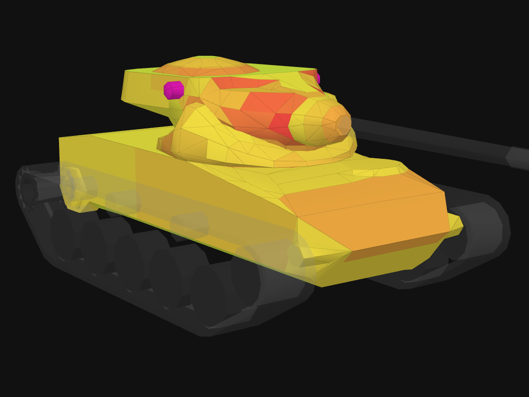 Лобовая броня T69 в World of Tanks: Blitz