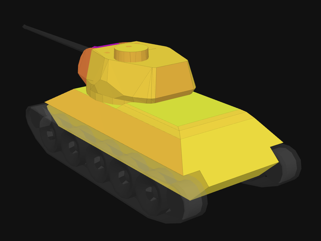Rear armor of Type 58 in World of Tanks: Blitz