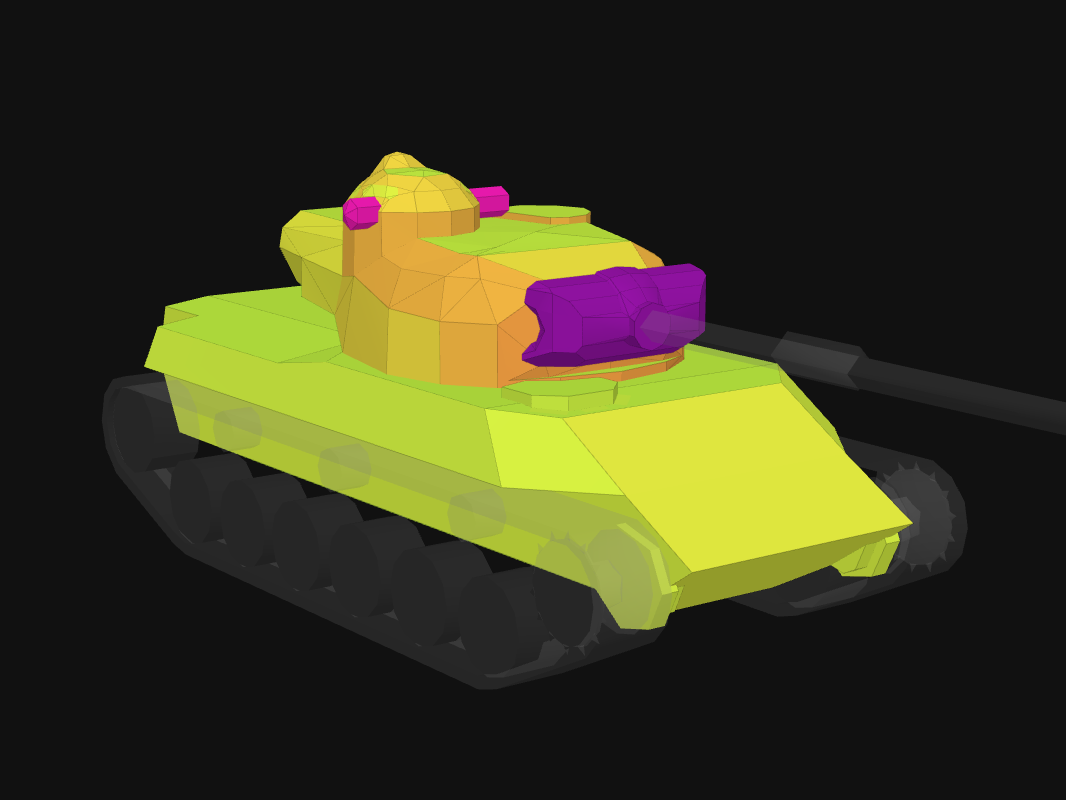 Лобовая броня Type 61 в World of Tanks: Blitz