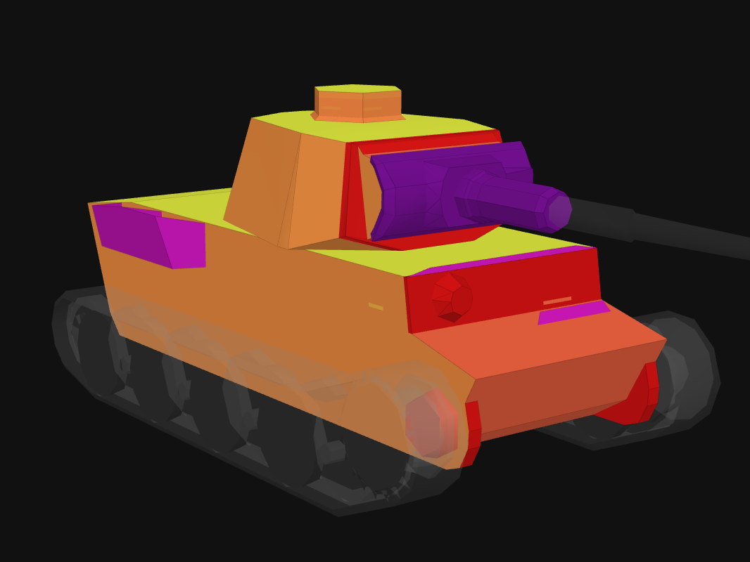 Front armor of VK 36.01 H in World of Tanks: Blitz