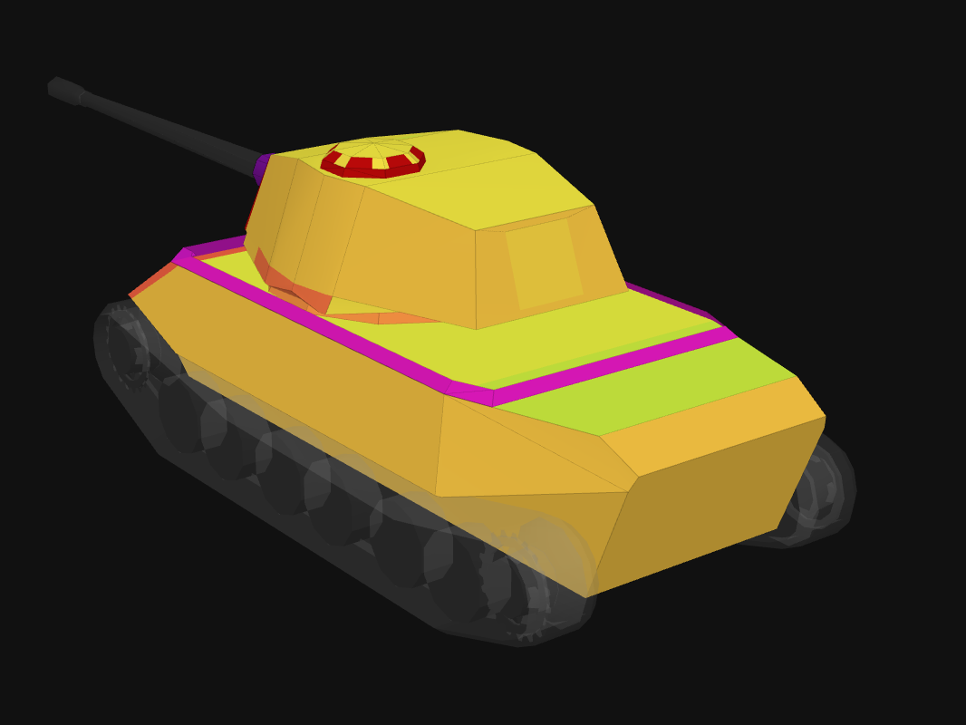 Rear armor of VK 45.02 A in World of Tanks: Blitz