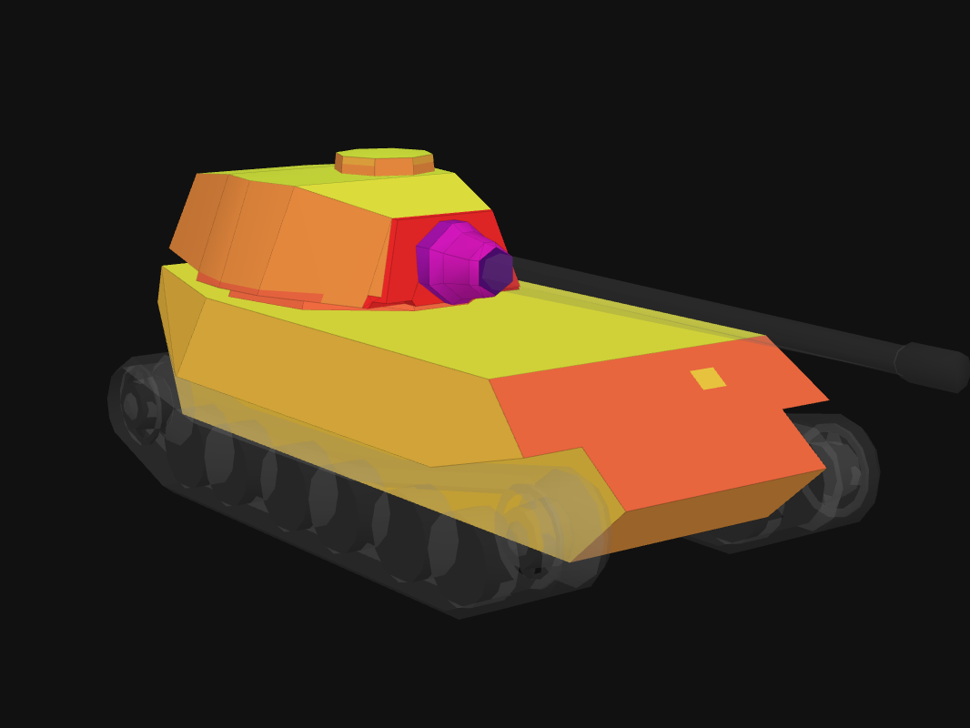 Front armor of VK 45.02 B in World of Tanks: Blitz