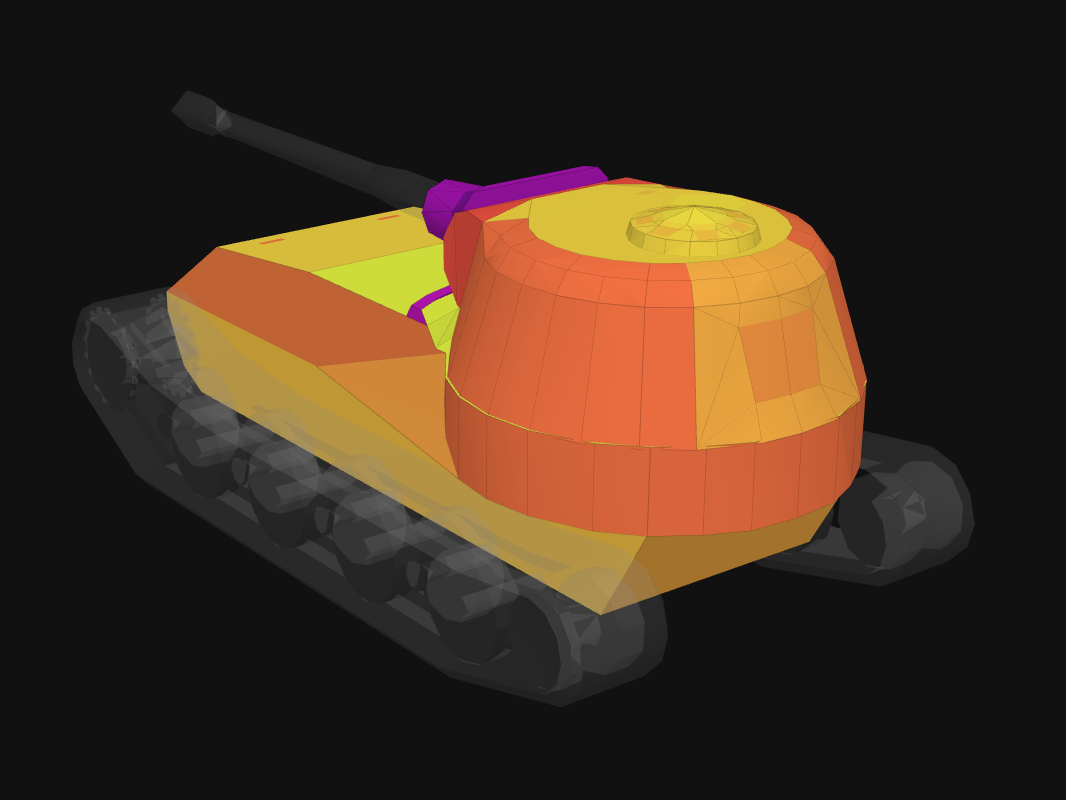 Rear armor of VK 72.01 K in World of Tanks: Blitz