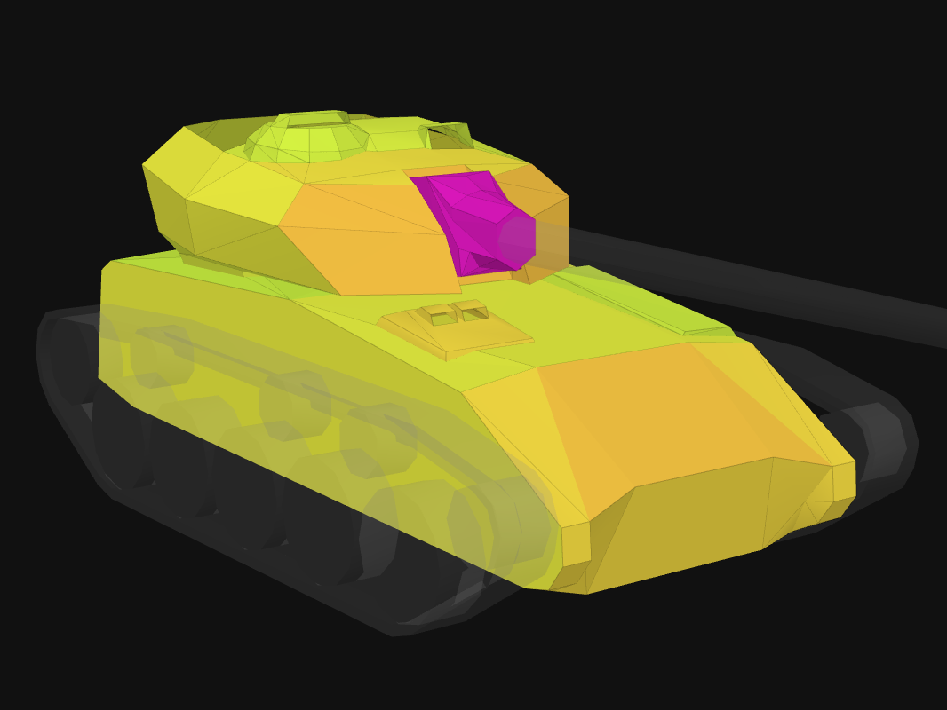 Лобовая броня WZ Пылающий в World of Tanks: Blitz
